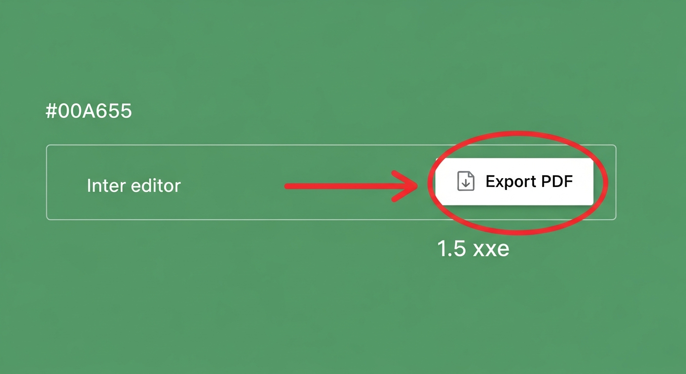 Step 1: Click Export PDF